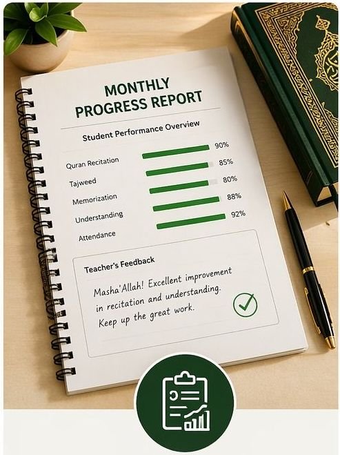 Quran Student Progress Reports